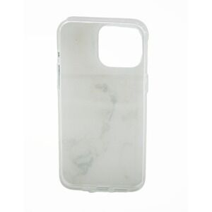 Obbii iPhone 15 Pro Max Case White Golden Marble Pattern Slim Cover 6.7 Inch